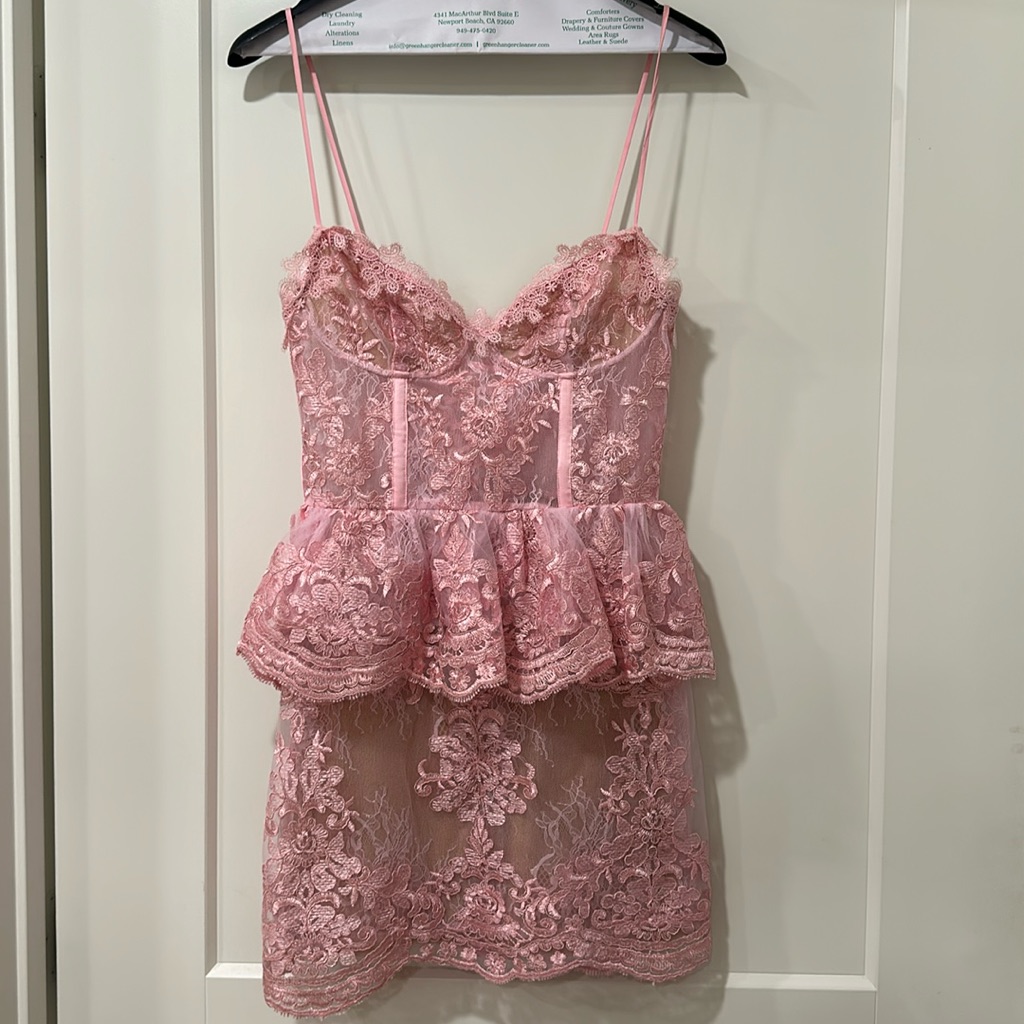 V Chapman Poppy Dress In Pink Lavender